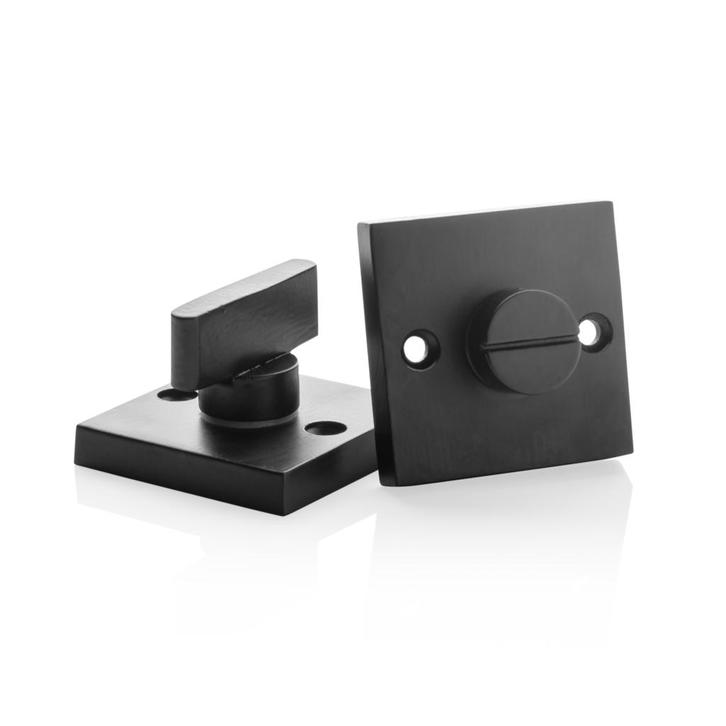 WC-slot Piazza zwart - voor binnendeur - Mooi Deurbeslag..., Doe-het-zelf en Bouw, Hang- en Sluitwerk, Slot, Nieuw, IJzer, Ophalen of Verzenden