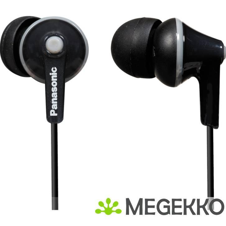 Panasonic ErgoFit In-ear Bedraad Zwart 3.5mm, Audio, Tv en Foto, Hoofdtelefoons, Nieuw, Verzenden
