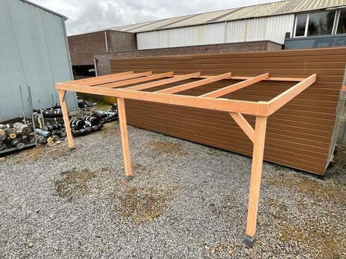 Veiling - Carportframe muuraanbouw  800x300x215 cm, Tuin en Terras, Overkappingen
