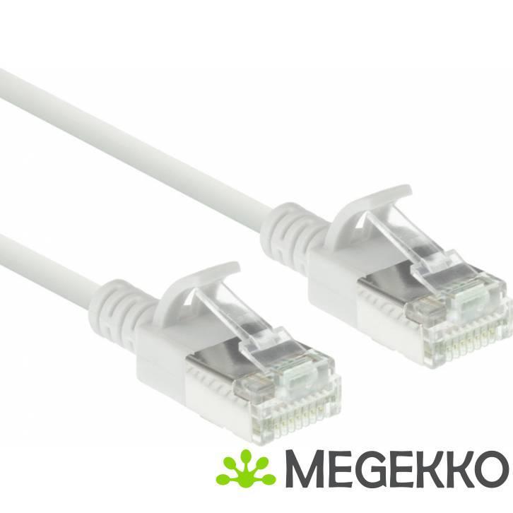 ACT Witte 7 meter LSZH U/FTP CAT6A datacenter slimline, Computers en Software, Overige Computers en Software, Nieuw, Verzenden