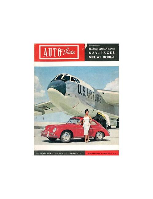 1961 AUTOVISIE MAGAZINE 36 NEDERLANDS, Livres, Autos | Brochures & Magazines