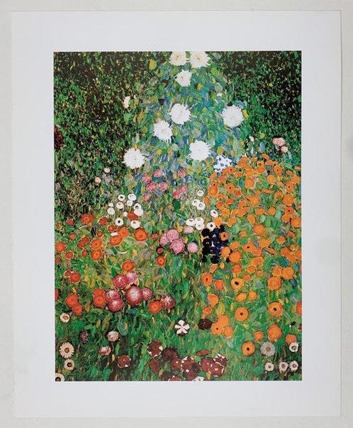 Gustav Klimt (1862-1918) - Blühender Garten, 1907 - Artprint, Antiek en Kunst, Kunst | Tekeningen en Fotografie