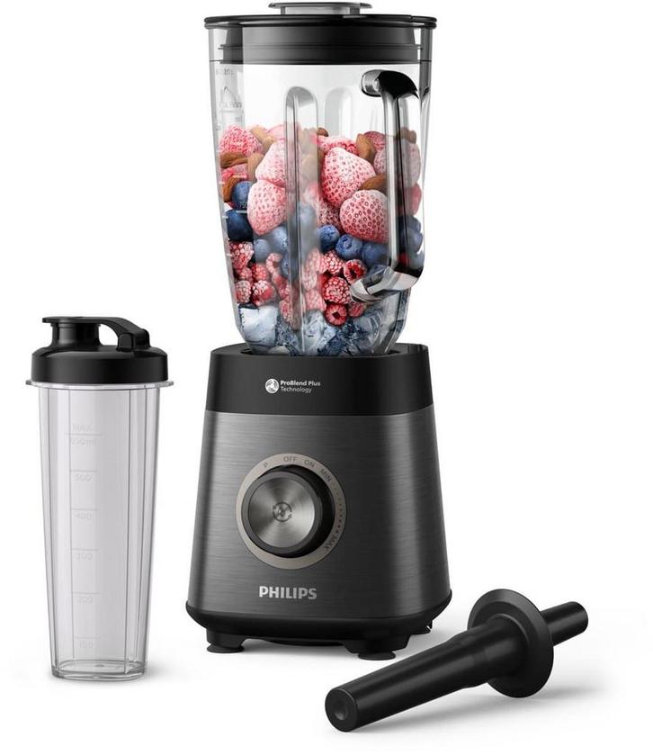 Philips Blender HR3041/00 1.200 Watt - Met To Go Beker en, Elektronische apparatuur, Keukenmixers, Zo goed als nieuw, Verzenden