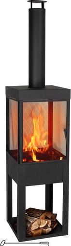 2dekans | BBQ Collection Tuinhaard met Schoorsteen -, Huis en Inrichting, Kachels, Ophalen of Verzenden, Nieuw