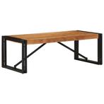 vidaXL Salontafel 100x50x35 cm massief acaciahout, Huis en Inrichting, Tafels | Salontafels, Verzenden, Nieuw