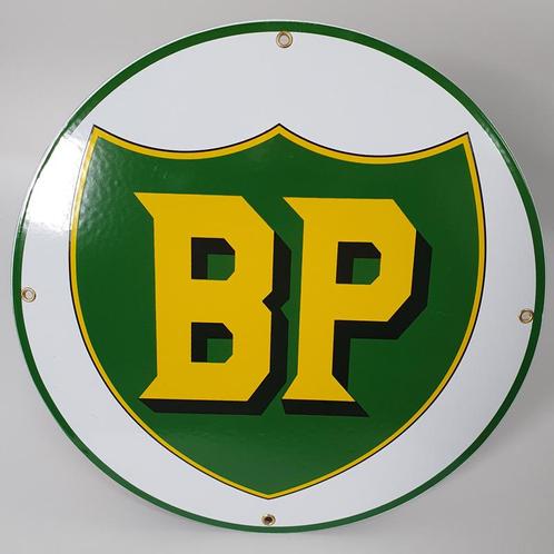 BP vlak emaille bord, Collections, Marques & Objets publicitaires, Envoi