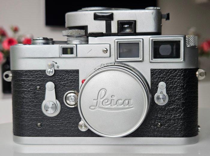 Leica M3, Elmar 50mm/f2.8, Leicameter MR Meetzoeker camera, Verzamelen, Foto-apparatuur en Filmapparatuur