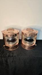 Navigation lamp (2) - R734111 - Koper, Glas, Antiek en Kunst