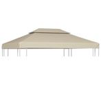 vidaXL Vervangend tentdoek prieel 310 g/mÂ² 3x4 m beige, Verzenden