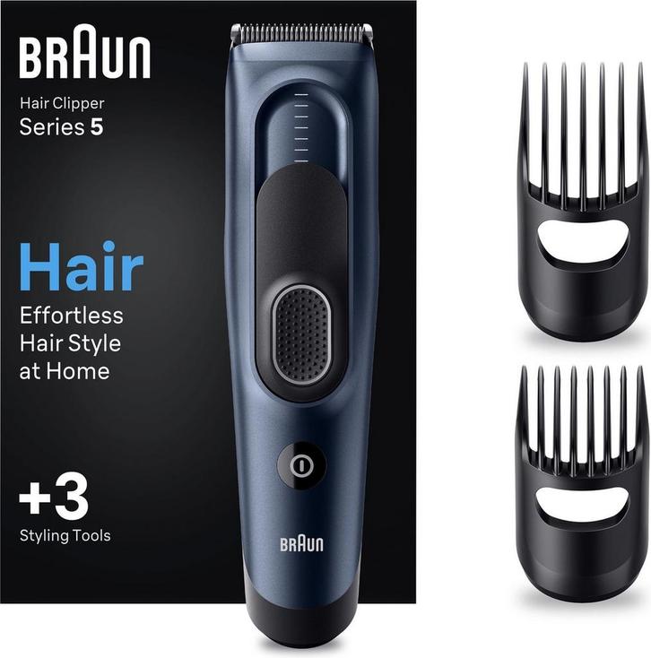 Braun Haartrimmer - Series 5 - HC5350 - Haartrimmer Met 1..., Bijoux, Sacs & Beauté, Beauté | Soins des cheveux, Envoi