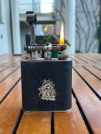 SAFFA - Aksum - Tafelaansteker - Messing, Leder, Nieuw