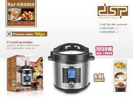 Dsp Kb5027 Elektrische Snelkookpan - 1000w - Rvs, Elektronische apparatuur, Keukenmixers, Ophalen of Verzenden