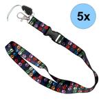 Fako Bijoux - Keycord Print - Lanyard - Sleutelkoord -, Verzamelen, Verzenden, Nieuw