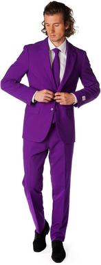 OppoSuits Purple Prince Kostuum maat Maat 48/50 (M) Heren, Kleding | Heren, Kostuums en vesten, Opposuits, Paars, Nieuw, Verzenden