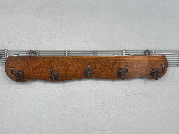 Sfeervolle jaren 30 kapstok - Kapstok - Hout, Metaal, Antiek en Kunst, Curiosa en Brocante