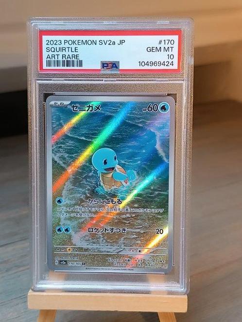 Pokémon - 1 Graded card - Squirtle - PSA 10, Hobby en Vrije tijd, Verzamelkaartspellen | Pokémon