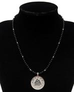 Valhalla-ketting van obsidiaan - Valknut van Odin -, Antiek en Kunst