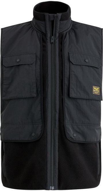 PME Legend Fleece Bodywarmer Zwart maat Maat 42/44 (L) Heren, Verzenden