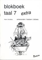 Kinheim Antwoorden Blokboek Toetsen Dictees Taal 7 Extra, Verzenden