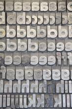 Blocs dimpression - een letterbak met een volledig alfabet