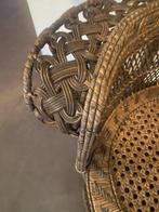 Fauteuil - Rattan - Vintage pauwenstoel