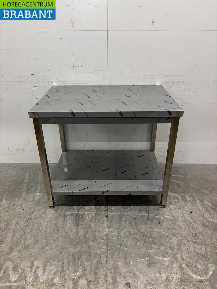 Table de travail en acier inoxydable avec étagère inférieure, Zakelijke goederen, Horeca | Overige, Verzenden