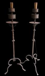Staande lamp (2) - Vrijheidssmeedijzer, Antiek en Kunst