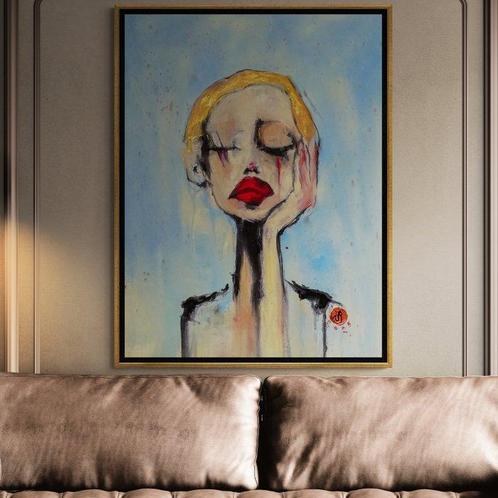 Arvydas Gaiciunas (Retne) - De N-4 – Contemporary Character, Antiek en Kunst, Kunst | Schilderijen | Modern