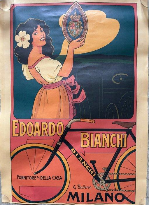 OSVALDO BALLERIO (1870-1942) - Cicli Edoardo Bianchi Milano, Antiek en Kunst, Antiek | Wandborden en Tegels