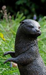 sculptuur, Standing Otter - 35 cm - Brons