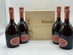 Ruinart, Caisse Cave - Champagne Rosé - 4 Flessen (0.75, Verzamelen, Wijnen, Nieuw