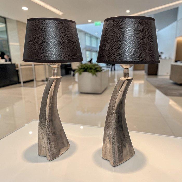 Diga Colmore - Lamp - Metaal - Set Zilverkleurig Design, Antiek en Kunst, Curiosa en Brocante