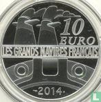 Frankrijk 10 euro 2014 (PROOF) Normandie, Verzenden, Goud, Frankrijk, 10 euro