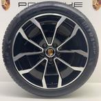 Porsche Taycan Turbo Aero Design 20inch met winterbanden, Ophalen, Gebruikt, 285 mm, Banden en Velgen