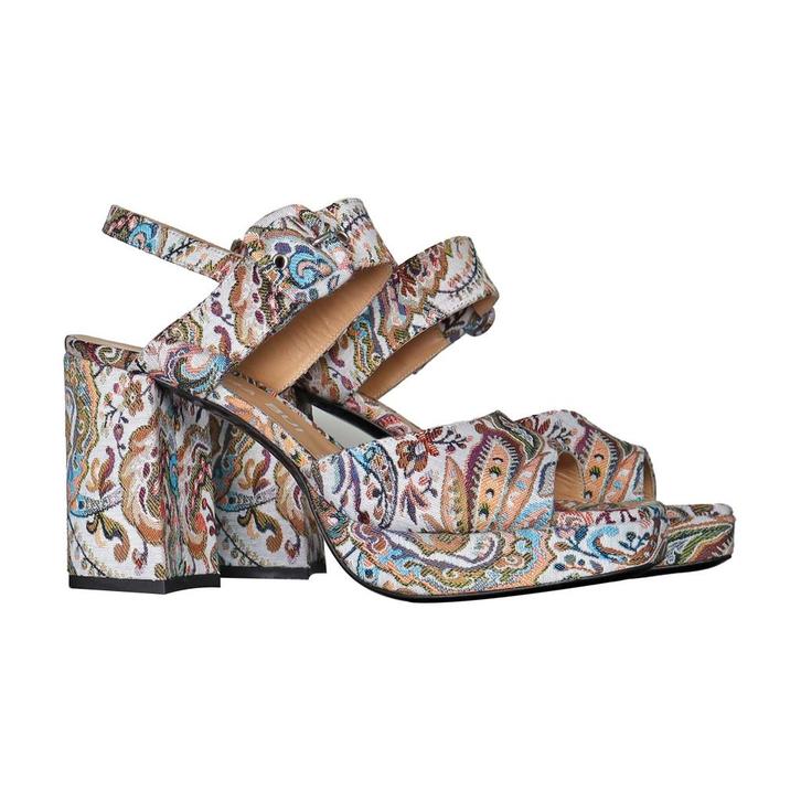 Barbara Bui • open sandalen paisley • 41, Kleding | Dames, Schoenen, Wit, Nieuw, Verzenden