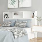 vidaXL Hoofdbordkast 160x19x103,5 cm wit, Huis en Inrichting, Slaapkamer | Bedden, Verzenden, Nieuw