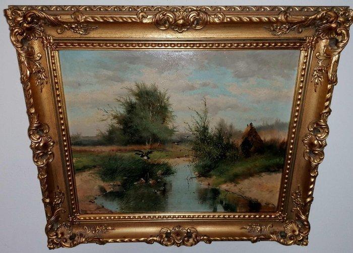 Max Hänger (1874-1941) - Wildenten am See, Antiek en Kunst, Kunst | Schilderijen | Klassiek