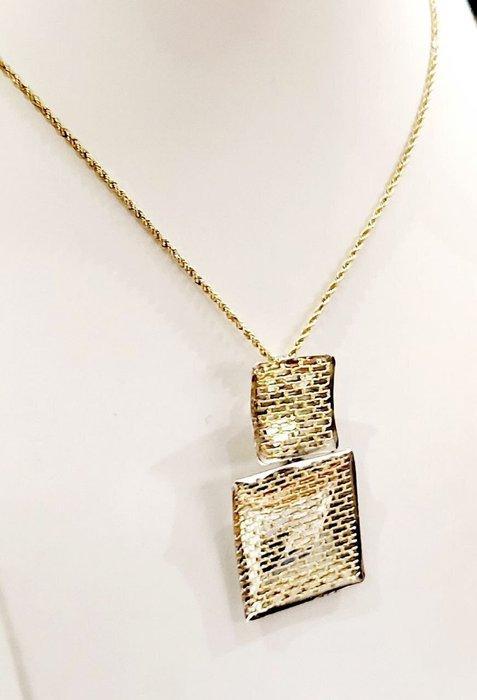 Halsketting - 18 karaat Geel goud, Handtassen en Accessoires, Kettingen