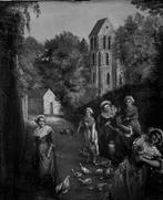 Duitse school (XIX) - The Chickens Company, Antiek en Kunst