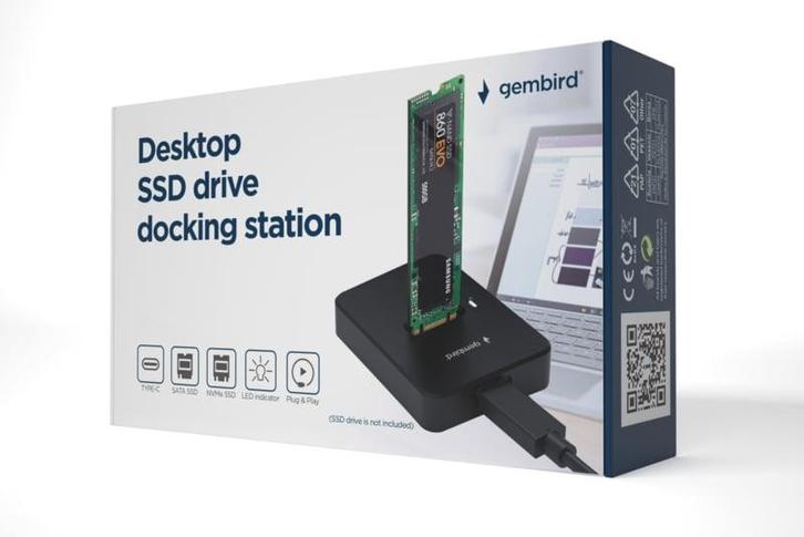 Docking station M.2 SSD SATA dockingstation USB 3.0 hardesch, Computers en Software, Pc speakers, Nieuw, Verzenden