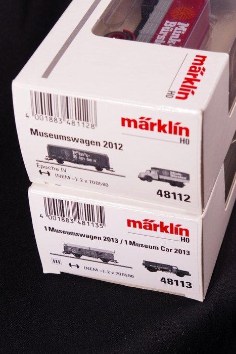 Märklin H0 - Modeltrein goederenwagon (2) - Museumwagen 2012, Hobby en Vrije tijd, Modeltreinen | H0