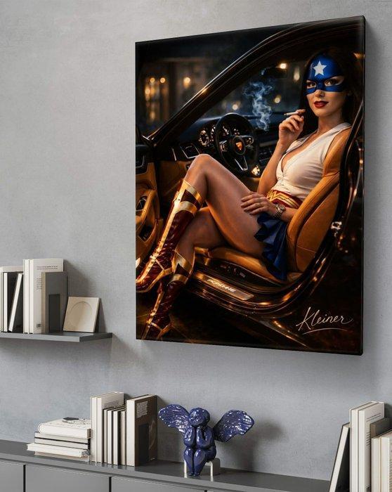 Dominique Kleiner - Miss Captain America – Glamour Héroïque, Antiquités & Art, Art | Peinture | Moderne