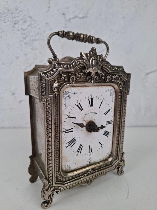 Horloges de table/bureau - - Bronze argenté - 1850-1900 -, Antiquités & Art, Antiquités | Horloges