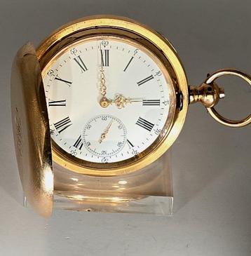 Chronometre  - 14K Goldsavonette - Chronometerhemmung Kette