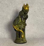 Statue, Draak/Fabeldier - 25.5 cm - Bronze