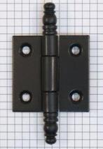 Deurscharnier 50 x 50 mm, ijzer mat zwart gelakt, Doe-het-zelf en Bouw, Nieuw, Overige materialen, Klink of Kruk