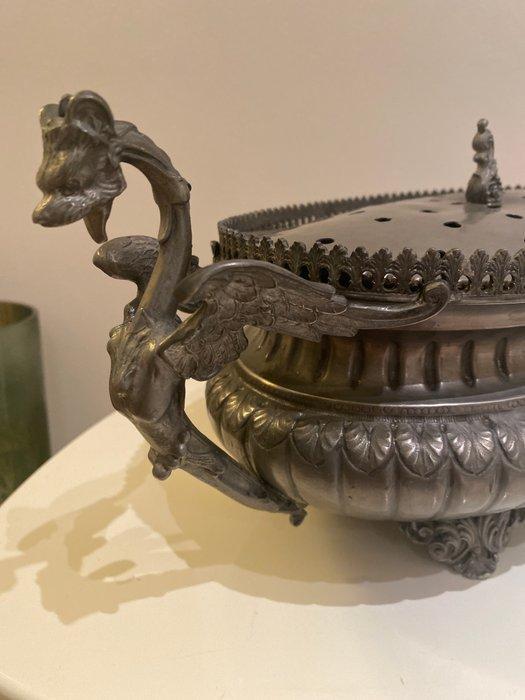 Centre de table (2) - Régule - Jardinière ancienne, Antiquités & Art, Antiquités | Autres Antiquités