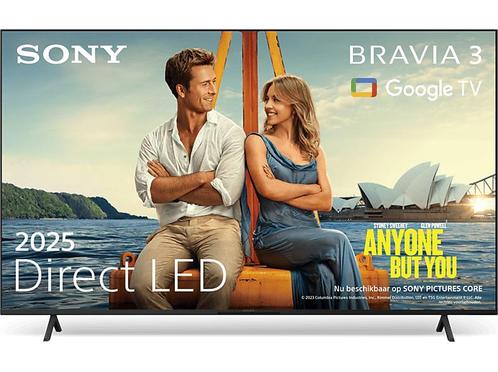 Sony -  43s35bp Bravia 3 4k Led (2025) - Zwart, Audio, Tv en Foto, Televisies, 100 cm of meer, Nieuw, Sony, 100 cm of meer, Smart TV