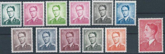 België 1954/1972 - Koning Boudewijn type Marchand : gewone, Postzegels en Munten, Postzegels | Europa | België