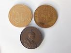 Duitsland, Pruisen. Konvolut von 3 modernen  Medaillen, Postzegels en Munten
